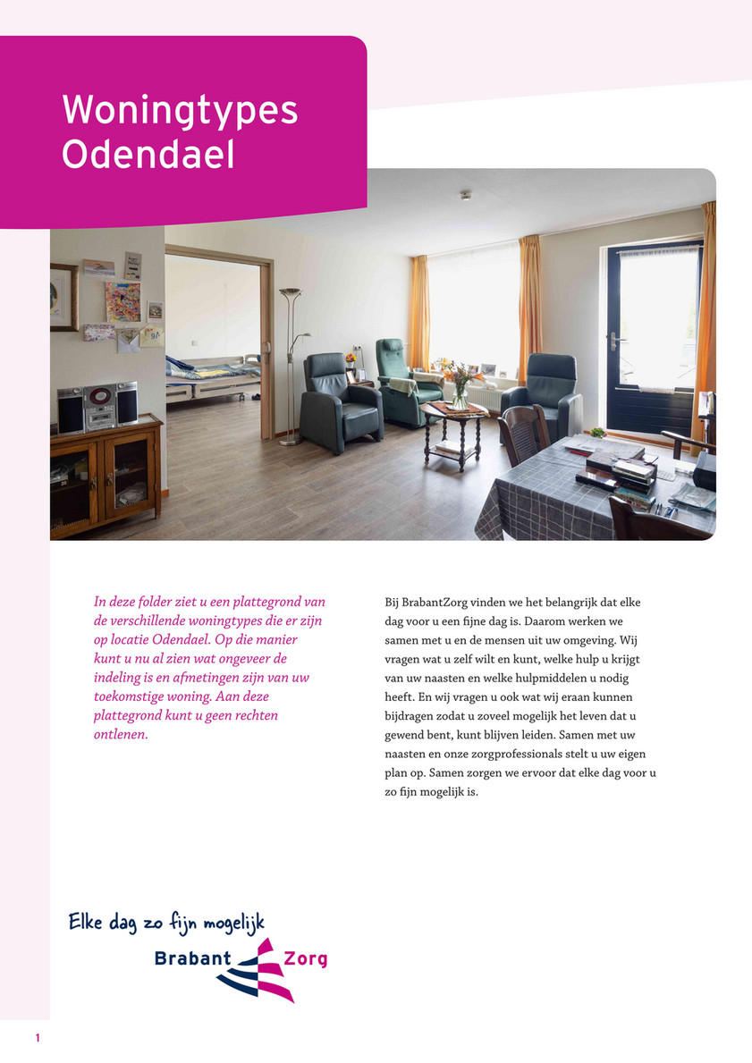 BrabantZorg - Woningtypes Odendael