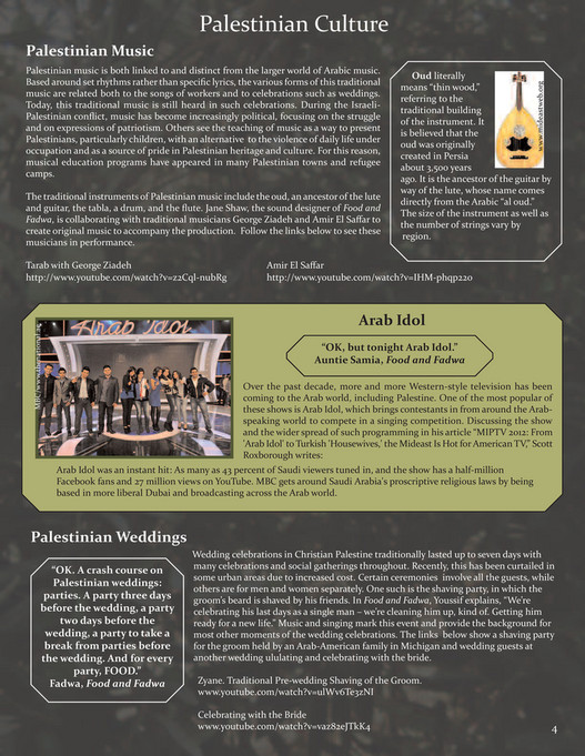 Palestinian Flute New York Theatre Workshop - 2011-12 The Brief on Food and Fadwa - Page ...