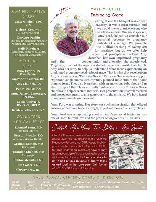 Oasis Medical Center - November 2025 Oasis Medical Center Newsletter ...