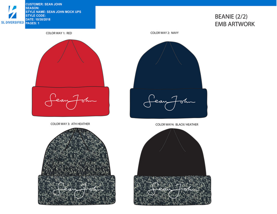 sean john beanie