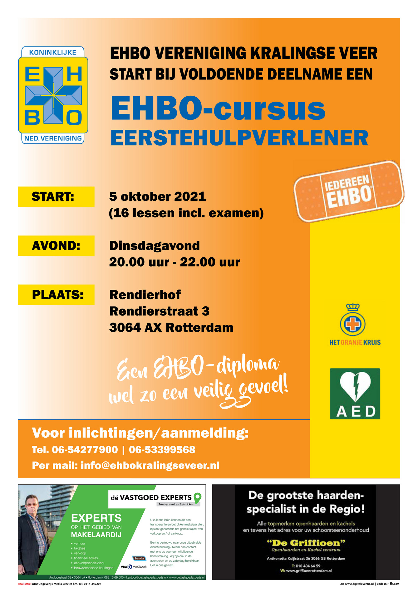 Spreek luid Verst Vrijgevig Digitaleversie - Rotterdam EHBO 2021 Poster 1R5849 - Pagina 1 - Created  with Publitas.com