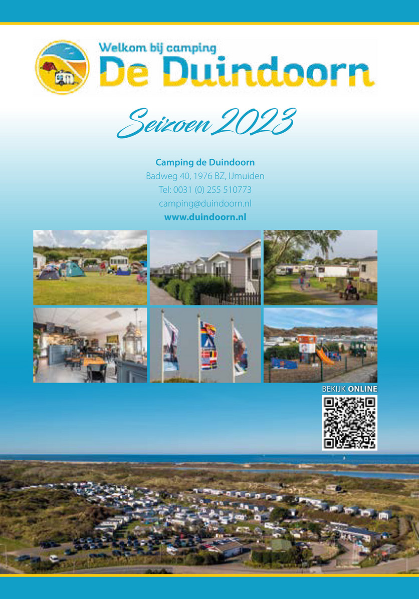 Digitaleversie - IJmuiden Camping de Duindoorn 2023 - Pagina 1 - Gemaakt  met Publitas.com