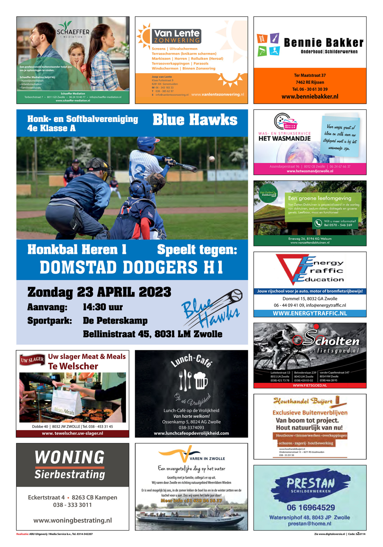 Digitaleversie Zwolle Blue Hawks 2023 3Z6114 Pagina 1 Created