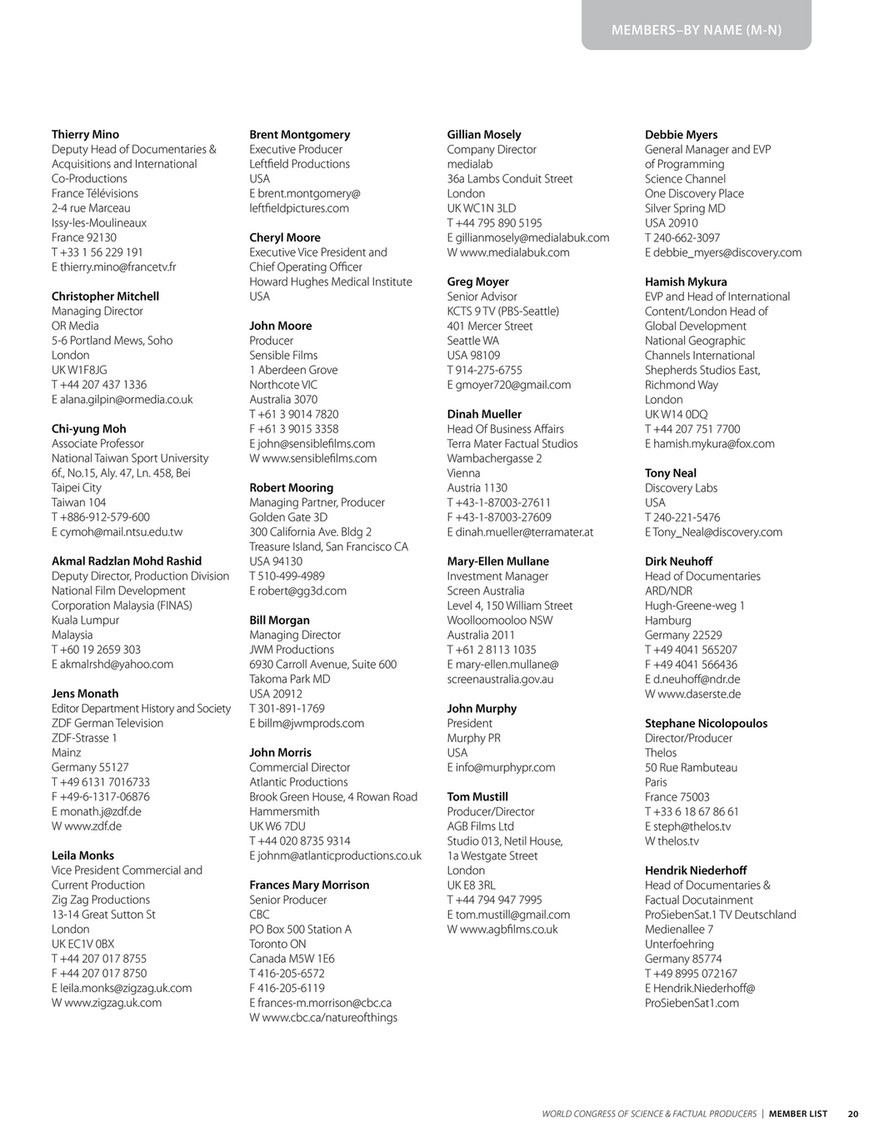 Sfi Wcsfp2012 Memberlist 2629 Page 20 21 Created With Publitas Com