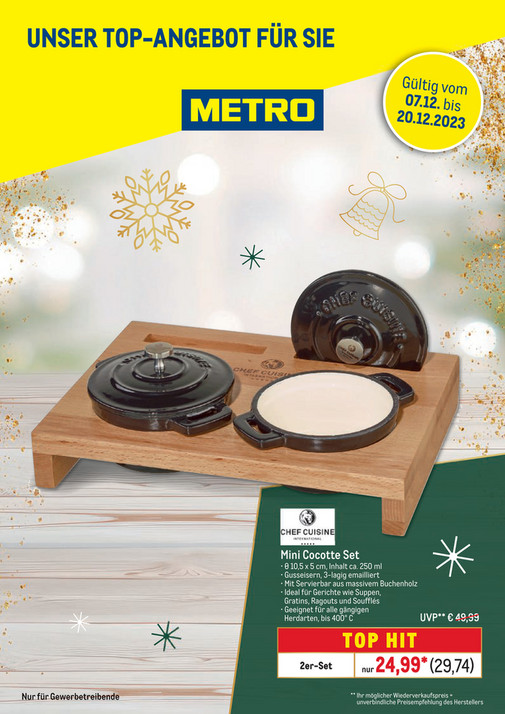 Knallerartikel Cocotte Set