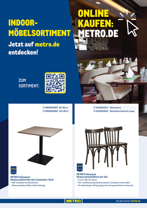 Online: Indoor-Möbelsortiment