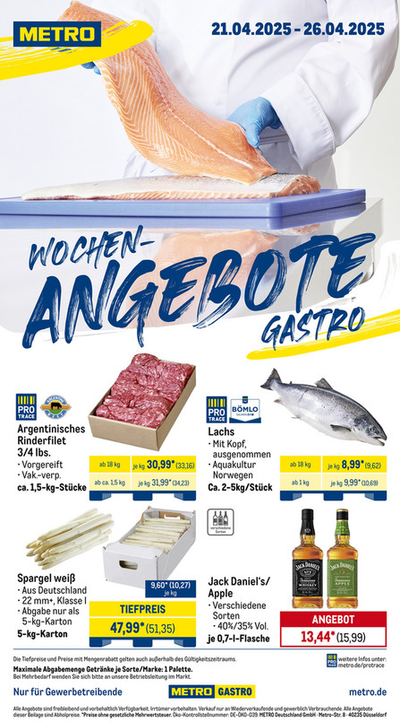 Wochen-Angebote Gastro
