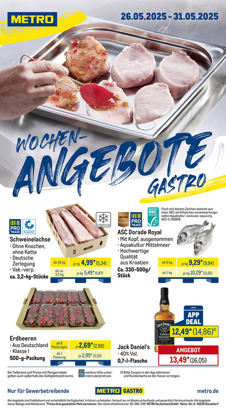 Wochen-Angebote Gastro
