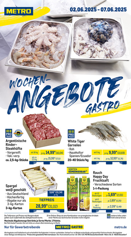 Wochen-Angebote Gastro