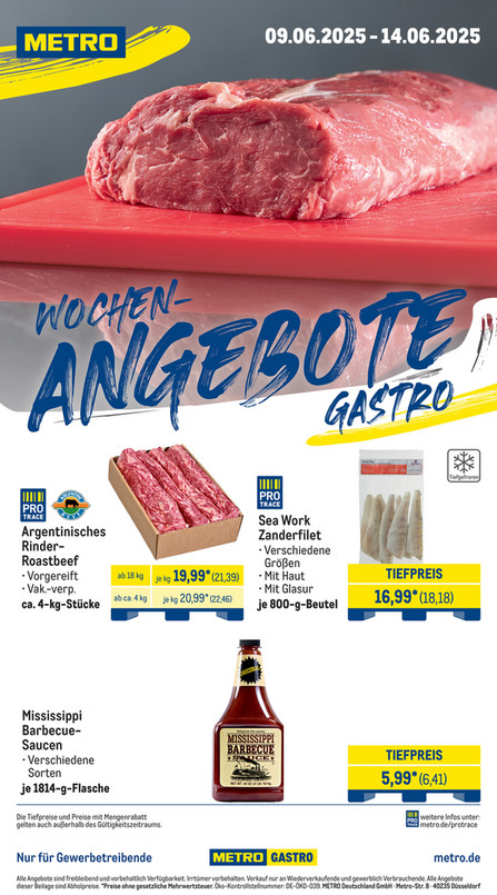 Wochen-Angebote Gastro