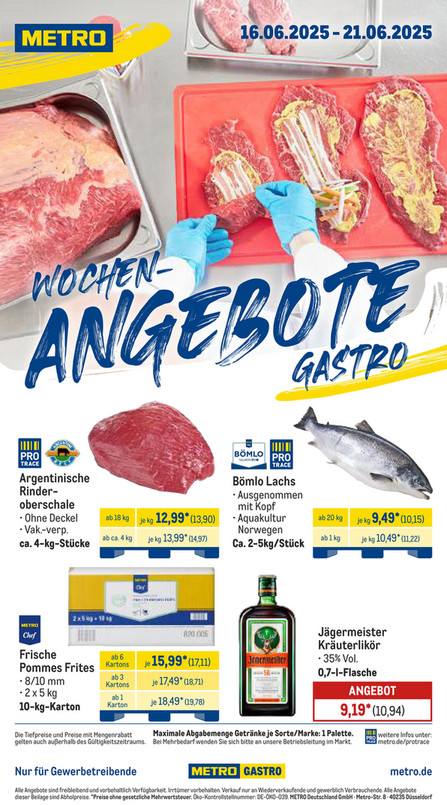 Wochen-Angebote Gastro