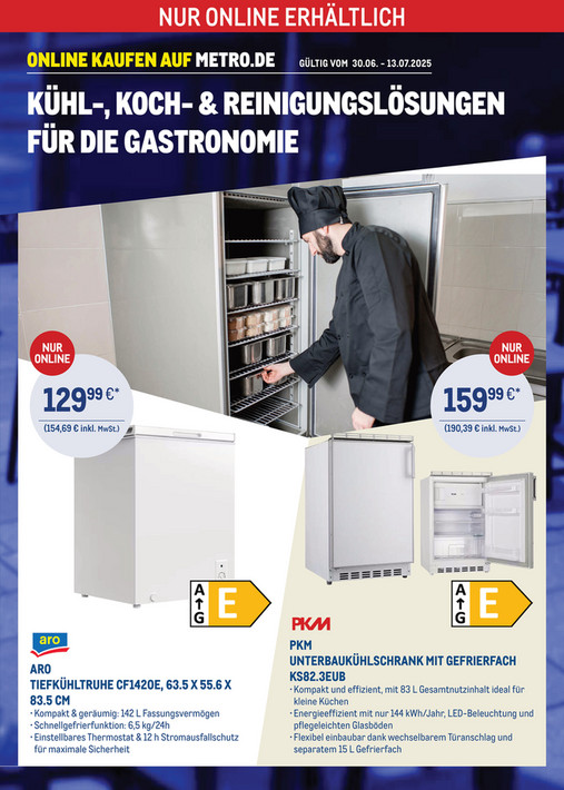 Online: Kühlen, Kochen, Reinigen