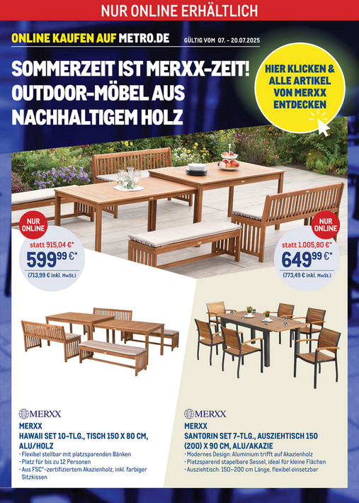 Online: Angebote von Merxx