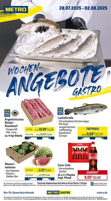 Wochen-Angebote Gastro