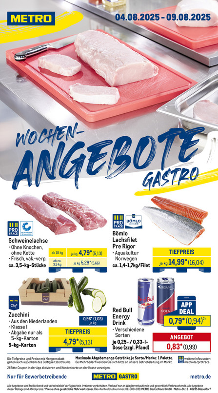 Wochen-Angebote Gastro