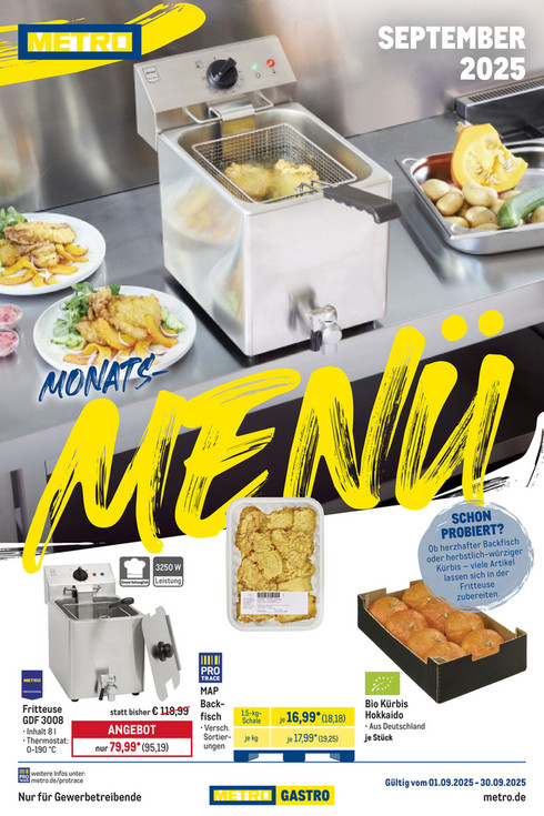 Monats-Menü