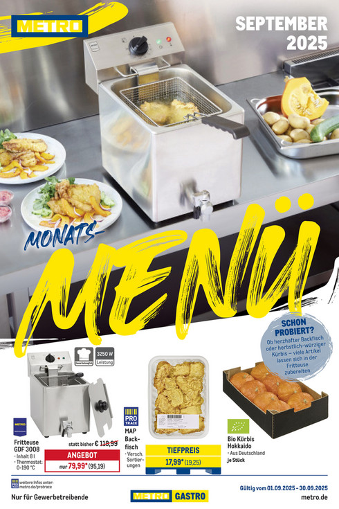 Monats-Menü