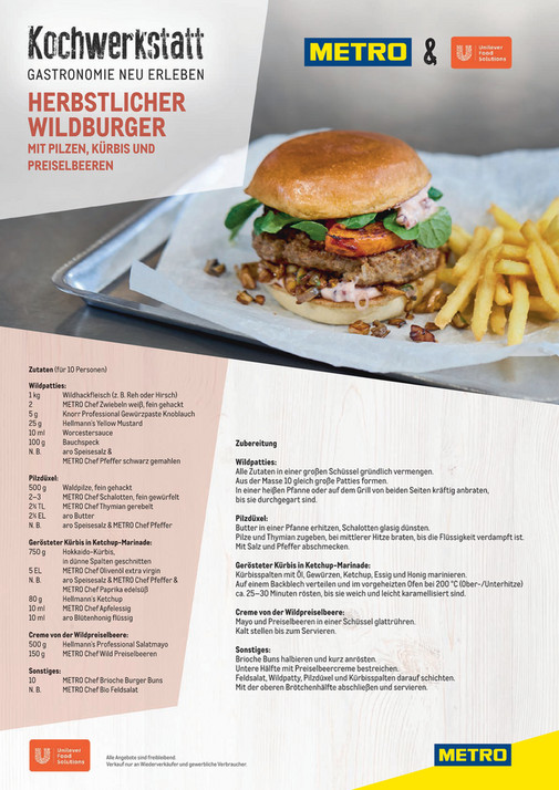 METRO - Kochwerkstatt_HERBSTLICHER WILDBURGER