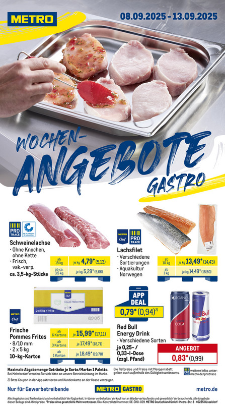 Wochen-Angebote Gastro