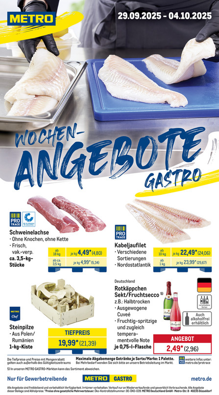 Wochen-Angebote Gastro
