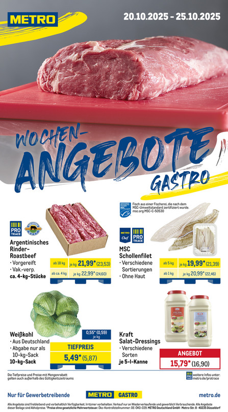 Wochen-Angebote Gastro