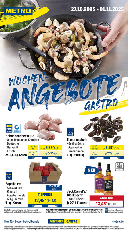 Wochen-Angebote Gastro
