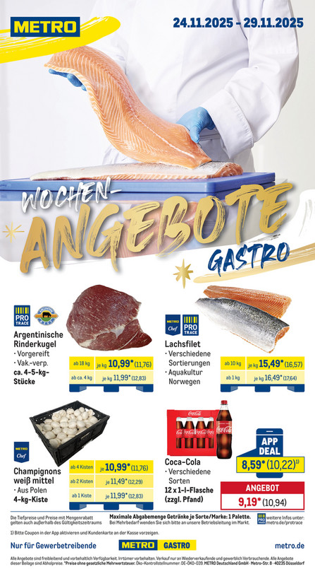 Wochen-Angebote Gastro