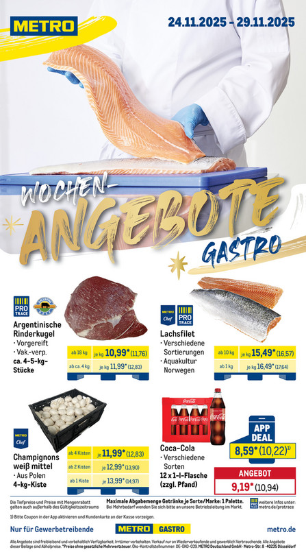 Wochen-Angebote Gastro