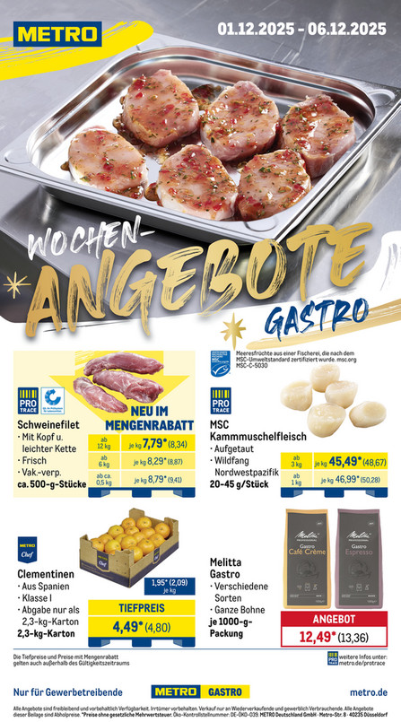 Wochen-Angebote Gastro