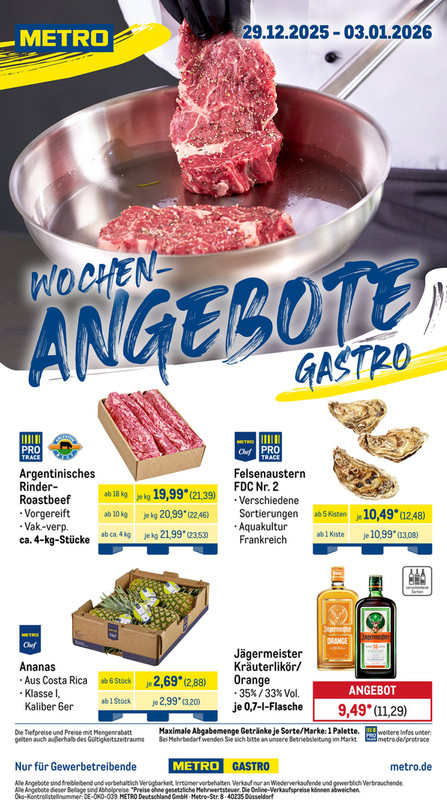 Wochen-Angebote Gastro