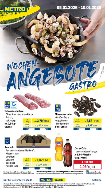 Wochen-Angebote Gastro