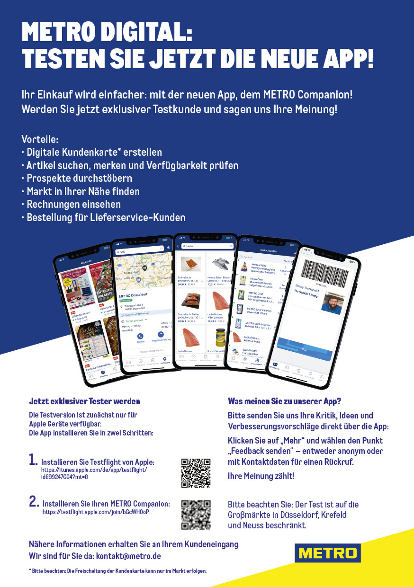 Metro Store App Phone Companion Metro App – Apps von Metro Digital GmbH im App Store ...