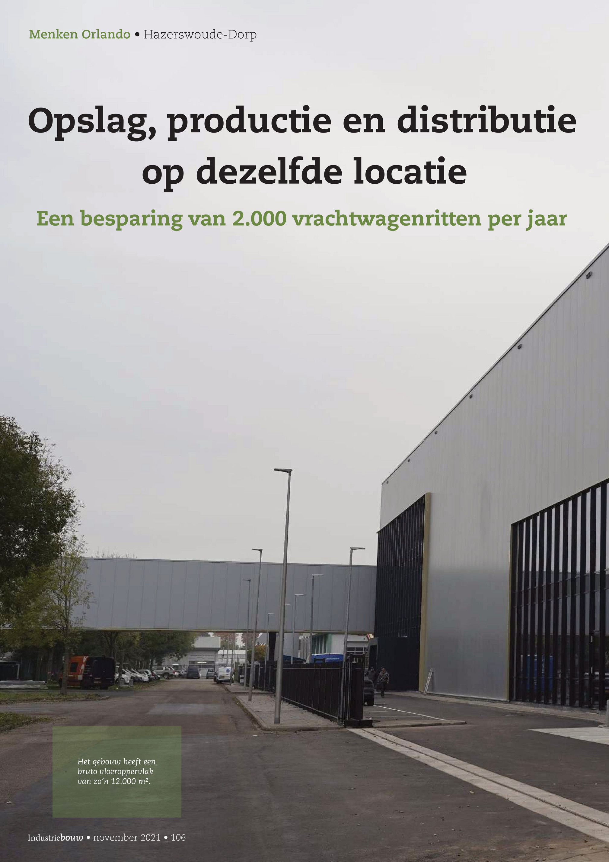 spade Leven van Polair De Vries en Verburg - Industriebouw - Menken Orlando Hazerswoude-Dorp -  Page 1