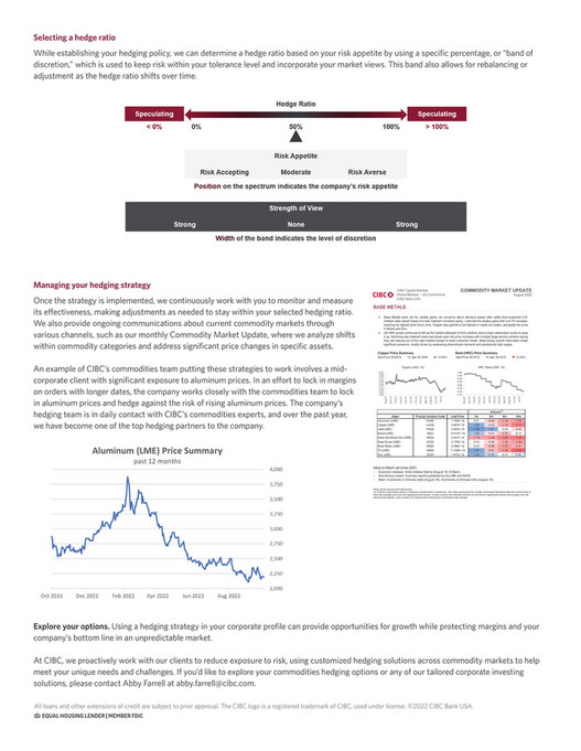 CIBC US - Hedging commodities in a volatile world - Page 1