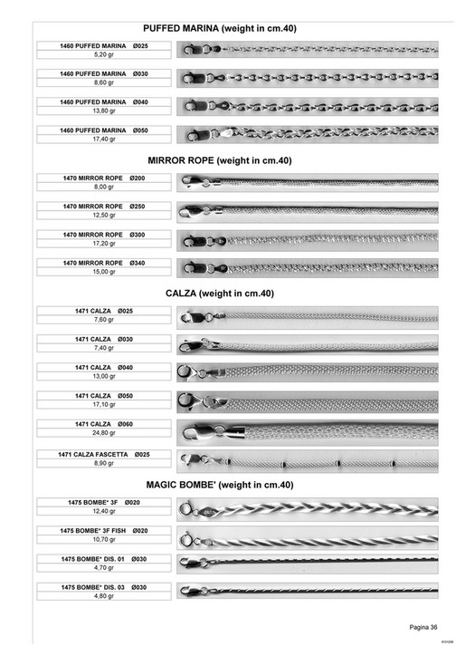 Silver Catalogues - SILVER CHAIN / CADENAS - Page 37
