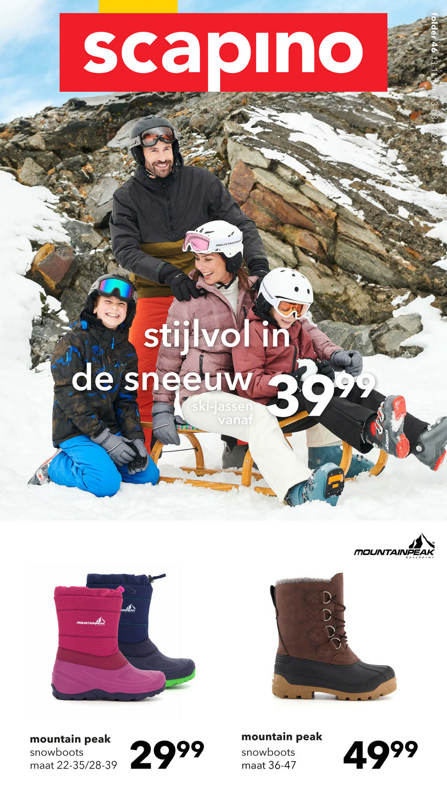 Scapino mountain peak online wandelschoenen