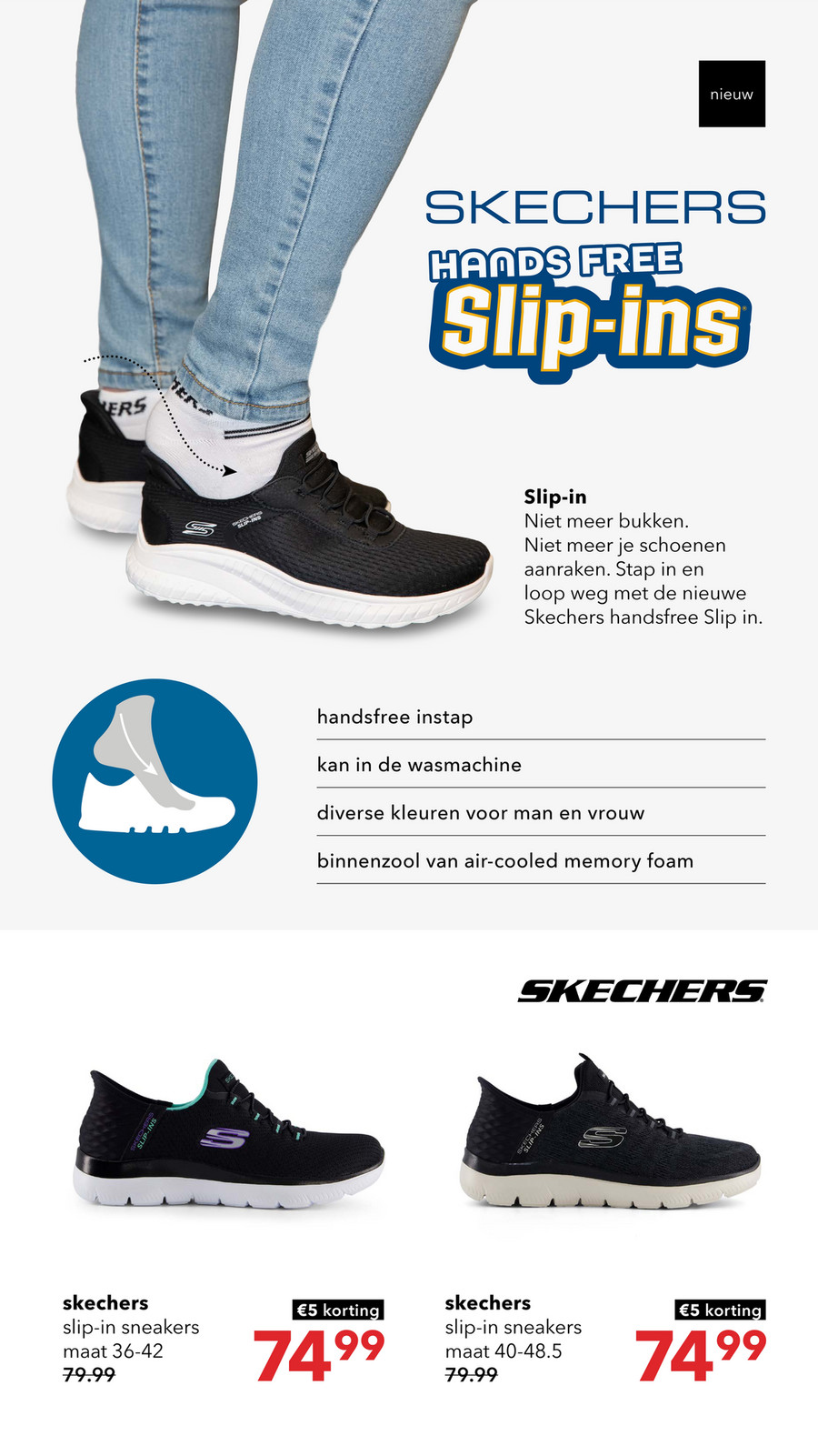 Skechers schoenen dames online scapino