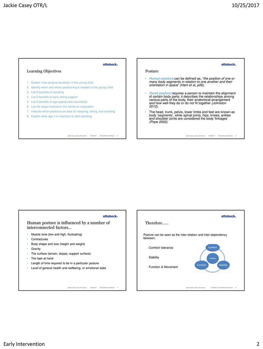 Ottobock Early Intervention Handout Page 2 Created With
