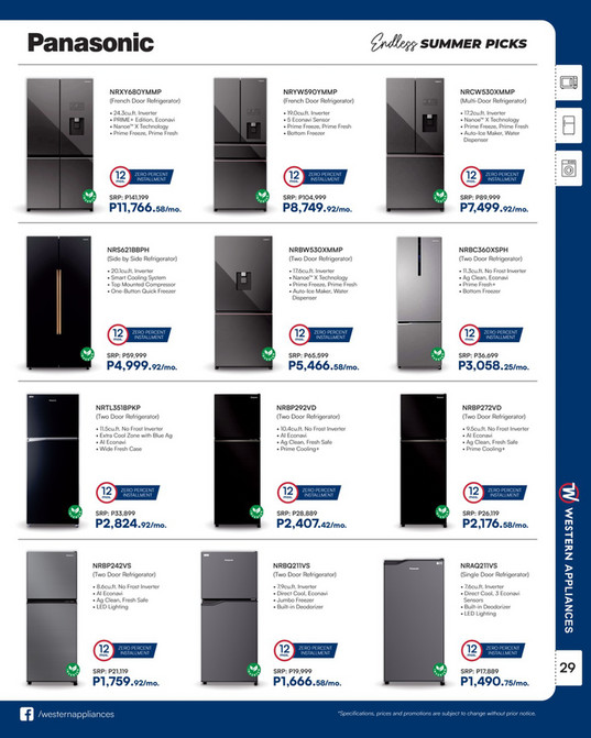 Western Appliances - Endless Summer Picks 2025 Appliance Catalogue ...