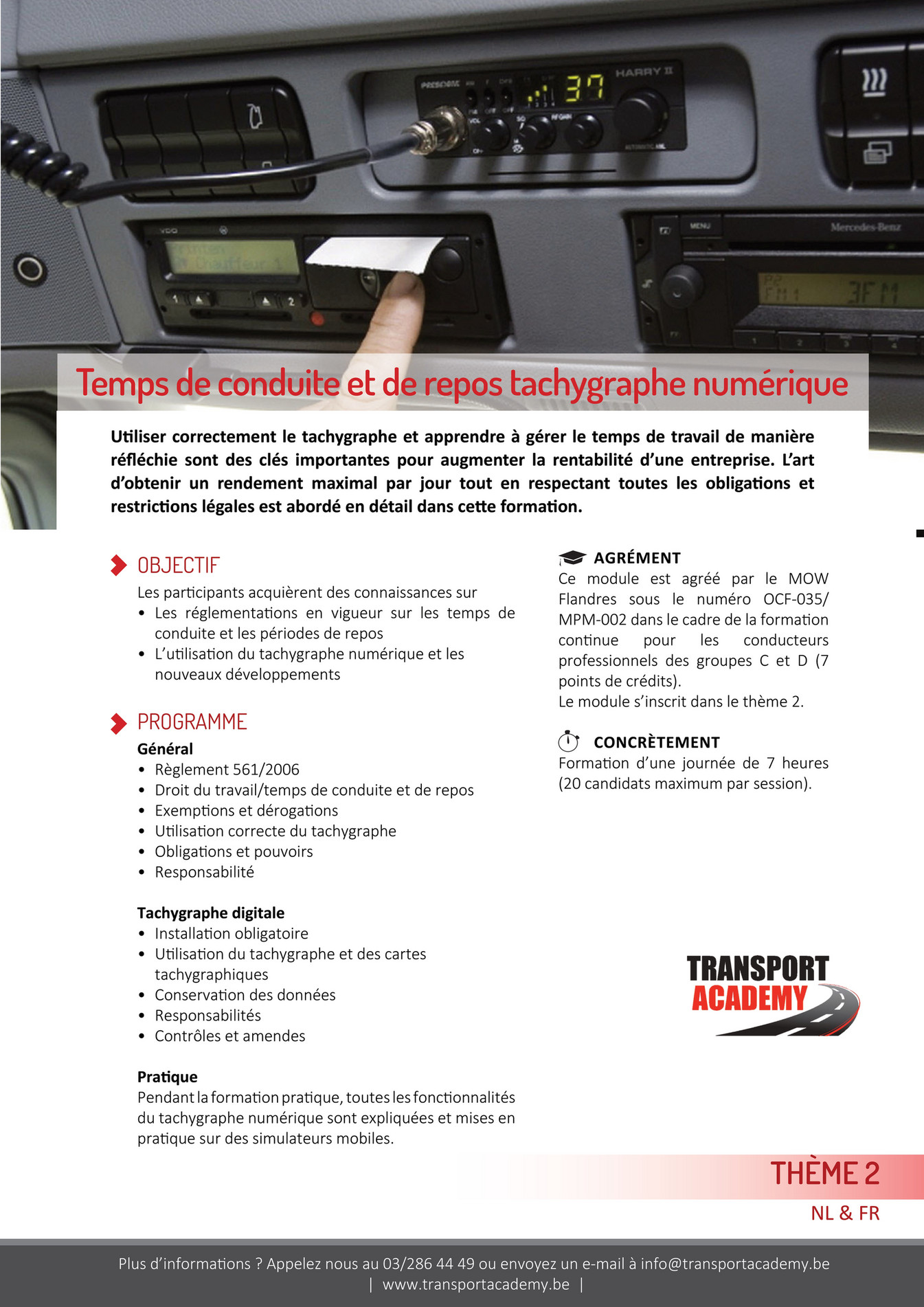 Transport Academy Ta Mpm Temps De Conduite Et De Repos