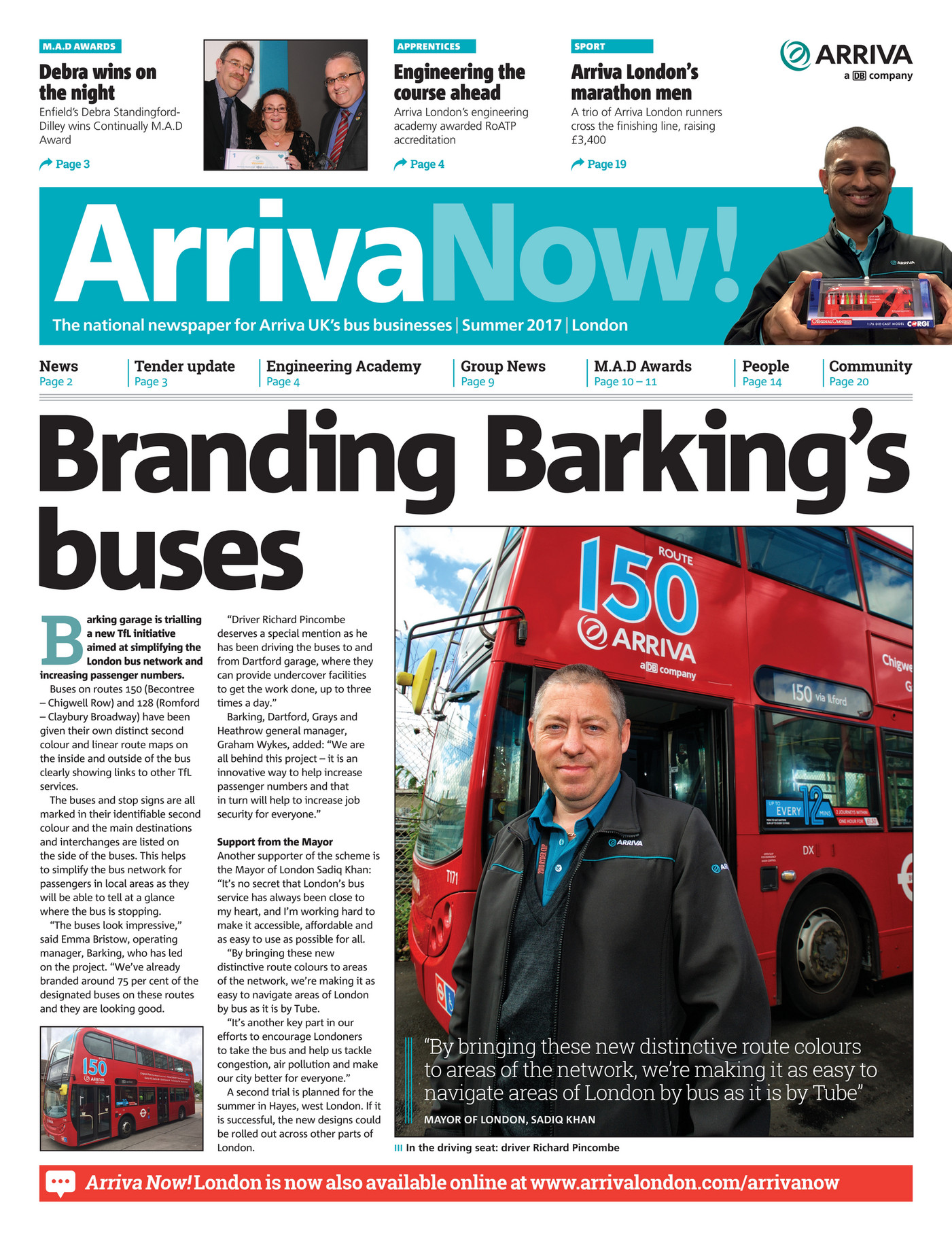 arriva barking bus garage