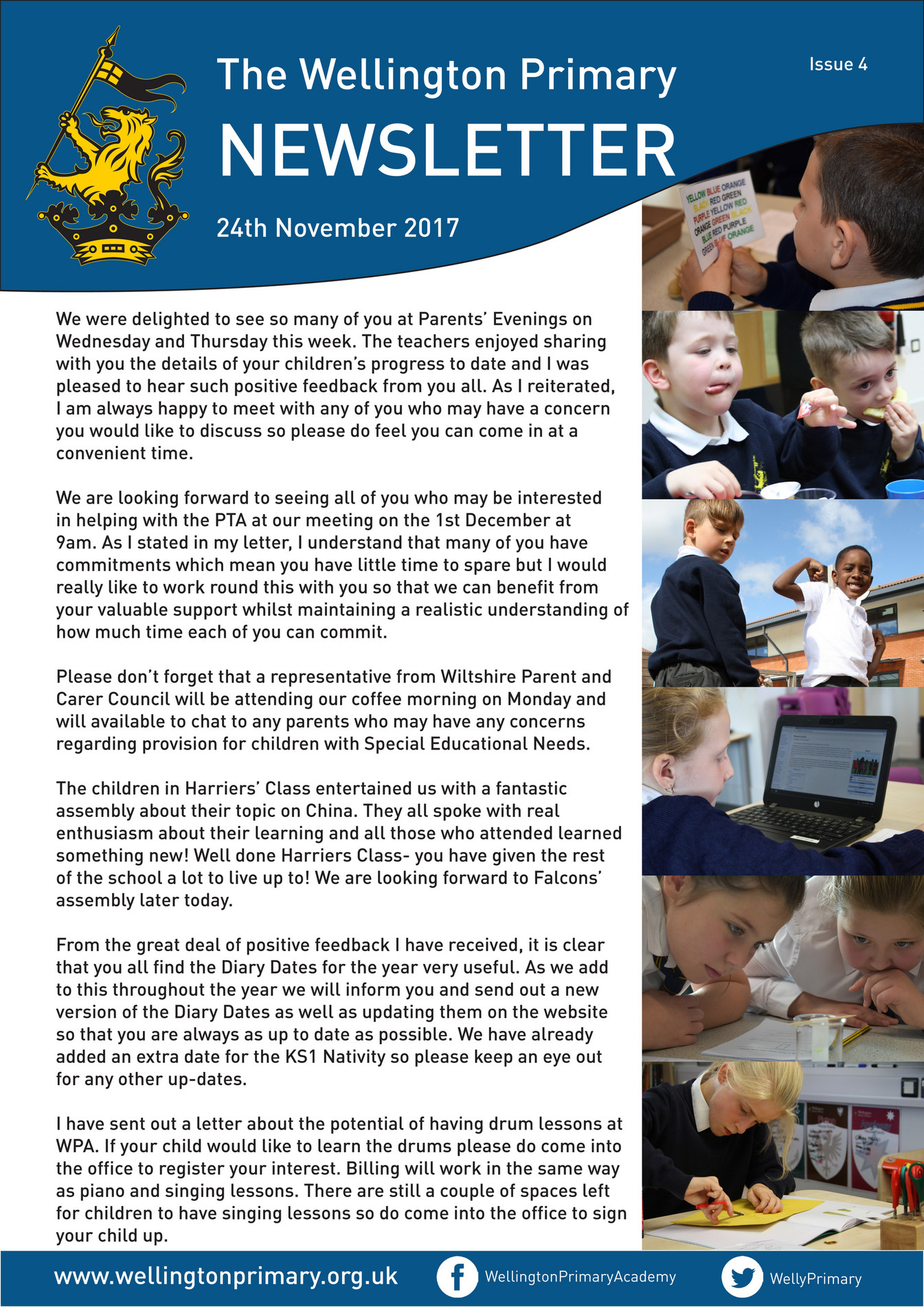 The Wellington Academy - Newsletter 24th November - Page 1 - Created ...