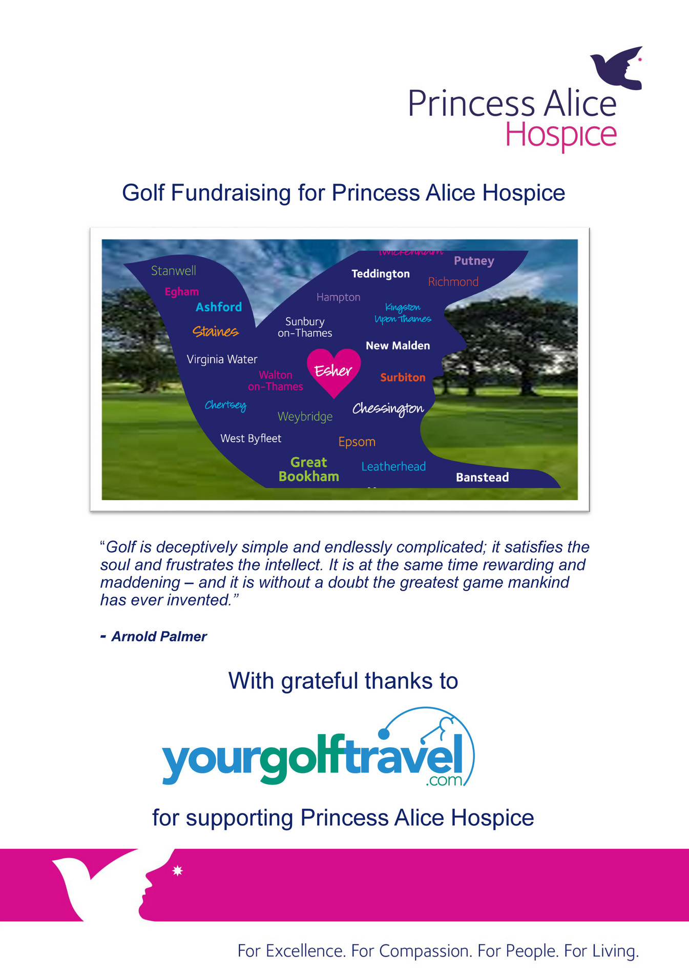 Princess Alice Hospice Choosing Princess Alice Hospice for your golf