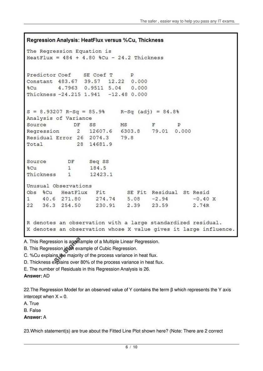 Killtest Six Sigma Green Belt Lssgb Practice Questions V8 02 Killtest Page 10 11 Created With Publitas Com