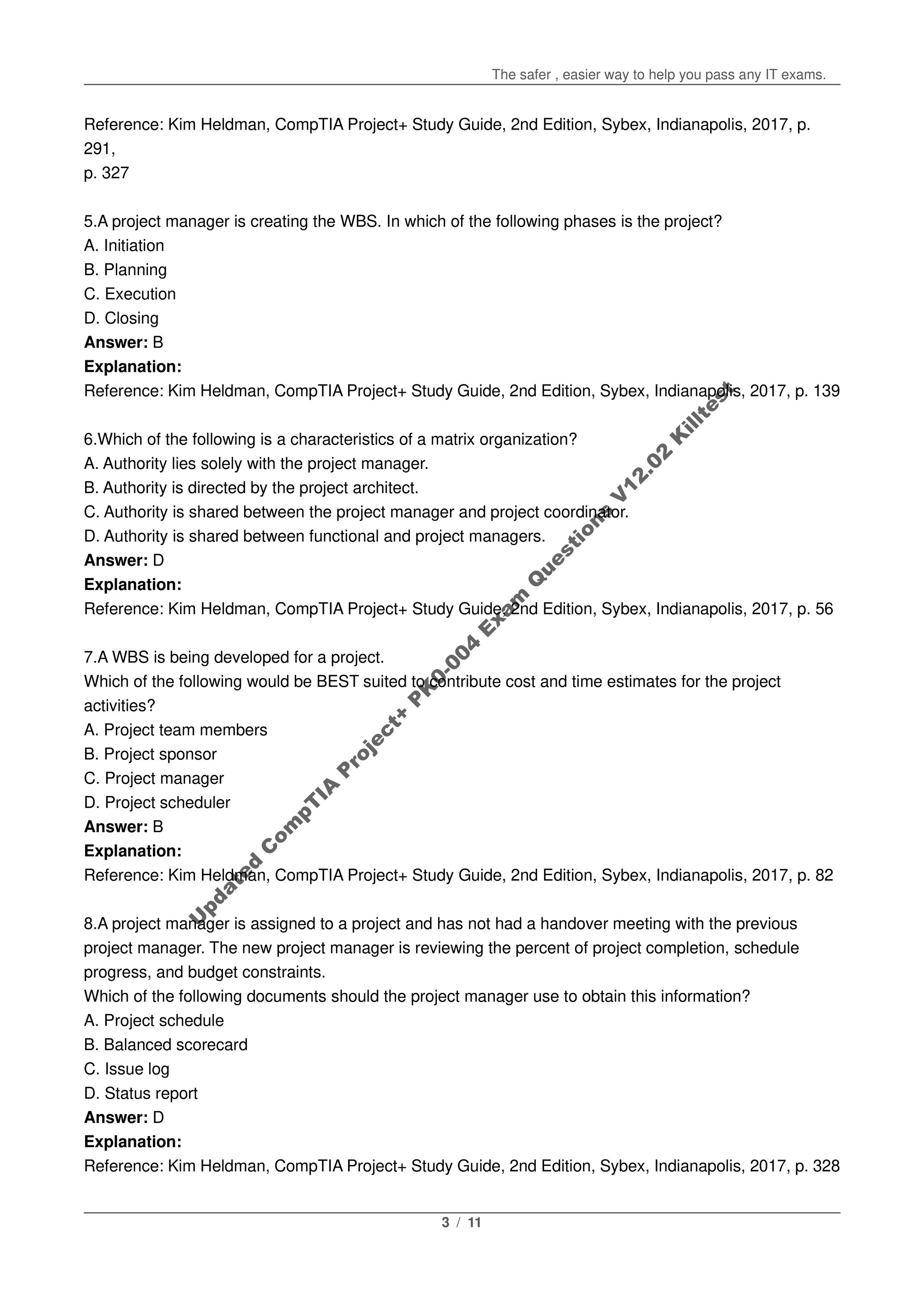 Exam PK0-004 Review