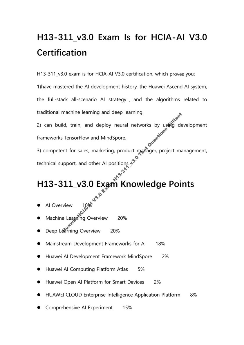 Reliable H13-311_V3.5 Real Exam