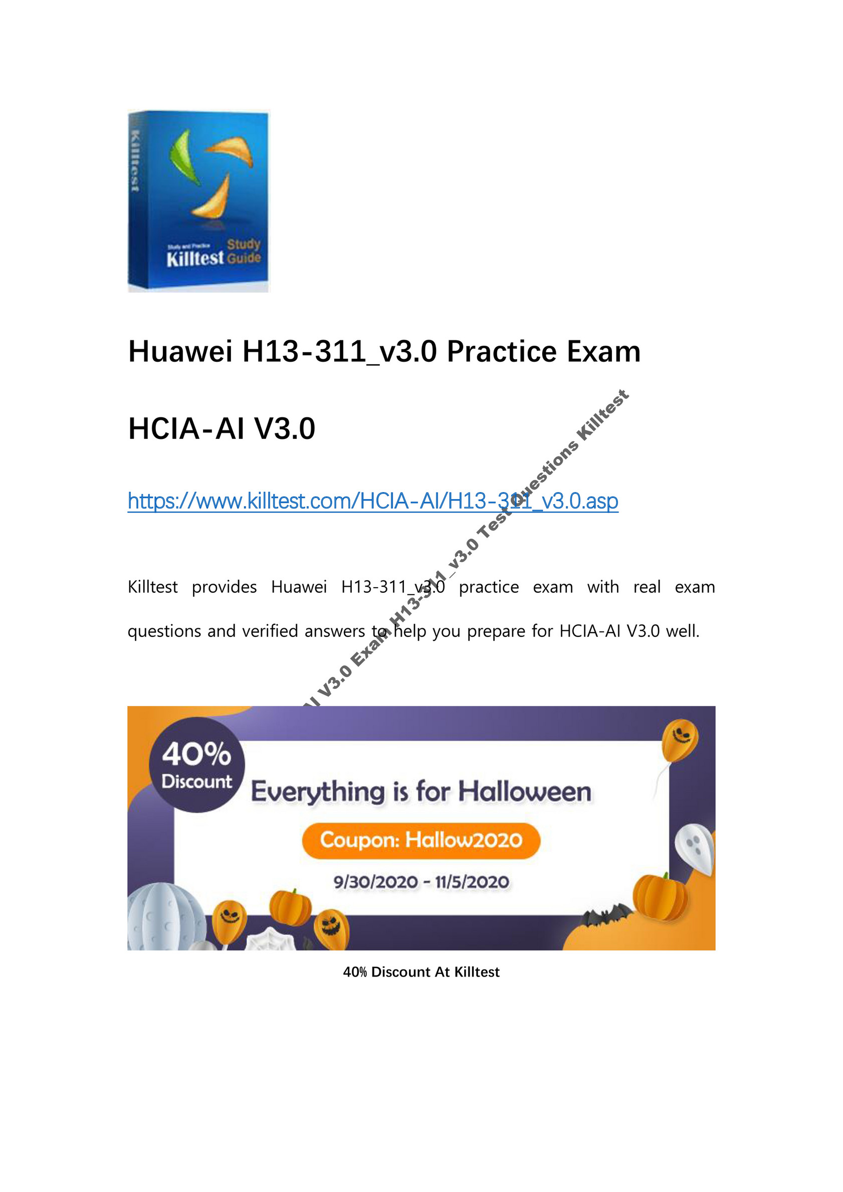 Study H13-311_V3.5 Demo