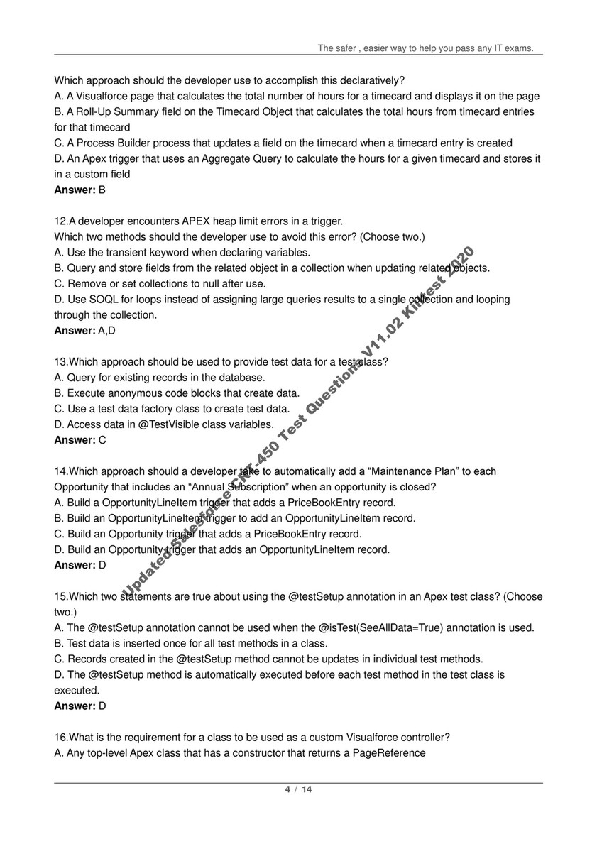 CRT-450 Valid Test Question