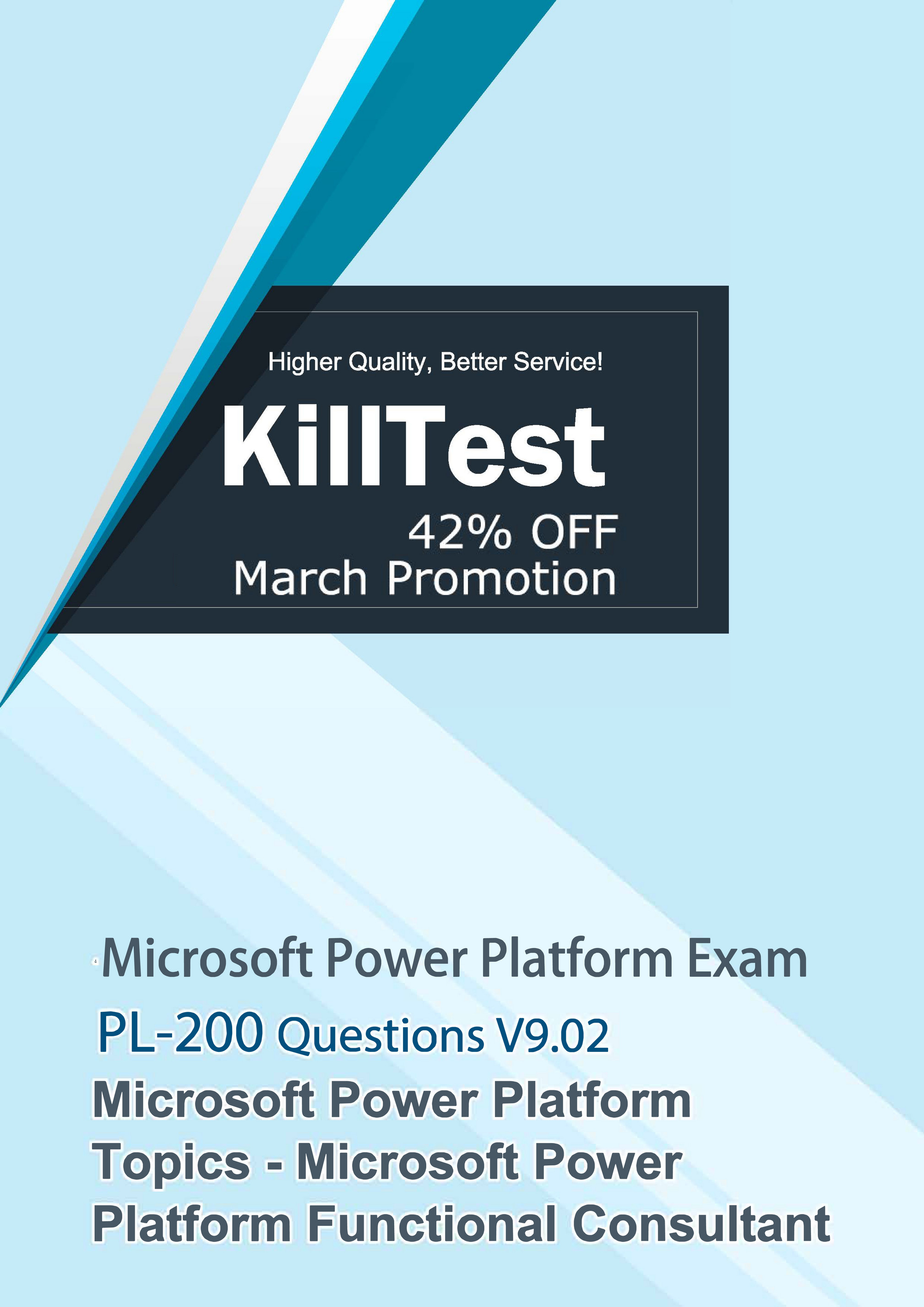 Killtest - Killtest Microsoft PL-200 Exam Practice Test V9.02 - Page 1 -  Created with Sns-Brigh10