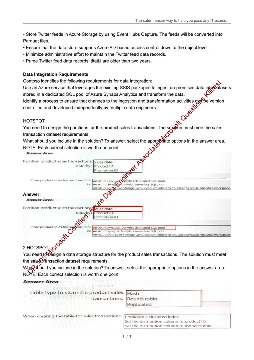 DP-203 Reliable Test Answers